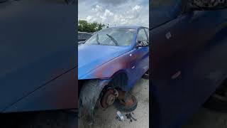 BMW 2006 325 blue/ junk yard treasure #bmw #junkyard