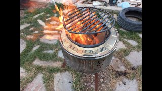 Çamaşır Makinesi Tamburasından Mangal Yapımı