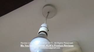 Review of Minger B22 9W PIR LED light bulb