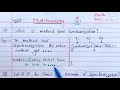 synchronized method in java multithreading | Learn Coding