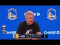 Kerr on Steph's injury and Draymond's benching: 