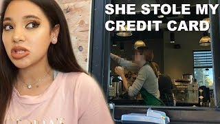 a barista literally kept my credit card!