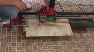 Manual tile cutter with angle grinder #tilecutter #anglegrinder #2in1