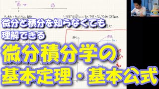 微分と積分を知らなくても理解できる微分積分学の基本定理・基本公式