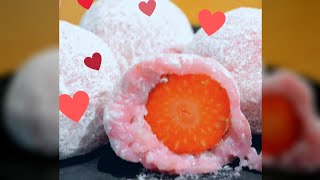 🍓அரிசி மாவு இல்லாமல் MOCHI செய்வது எப்படி🍓 #shorts