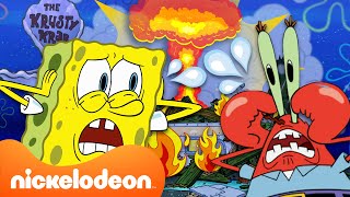 SpongeBobs größte DESASTER in Bikini Bottom 💥 | 2 Stunden-Compilation, | Nickelodeon