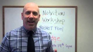 Nutrition Workshop: Rocket Fuel or Sludge-which do you choose? - Janke Family Chiropractic