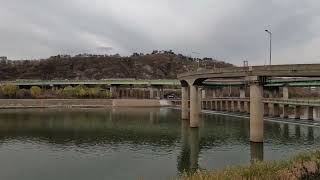 한강과 중랑천이 만나는 곳, The place where Han River and Jungnang Stream meet.