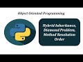 Hybrid Inheritance | Diamond Problem | Method Resolution Order in Python