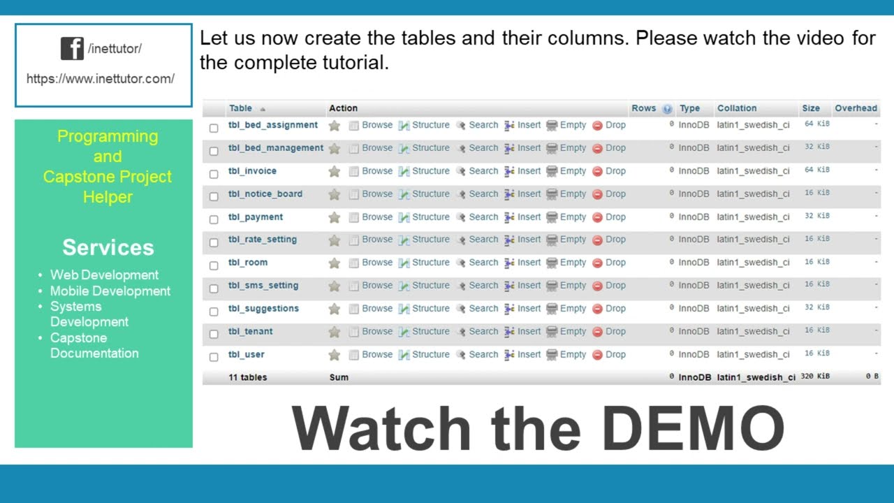 Boarding House Management System Free Database Design Tutorial - YouTube