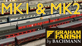 Nothing to feature? Why not show you N gauge Graham Farish MK1 and MK2 / グラハムファリッシュ製マーク1・2客車