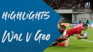 Highlights: Wales 43-14 Georgia - Rugby World Cup 2019
