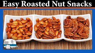 Two simple roasted nut snacks