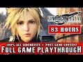 FINAL FANTASY REBIRTH 100% FULL GAME - COMPLETE WALKTHROUGH (ALL SIDEQUESTS + INTELS + POSTGAME )