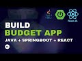 Build a Budget App with Java Spring Boot & React in 30 Minutes – Full Stack Tutorial for Beginners