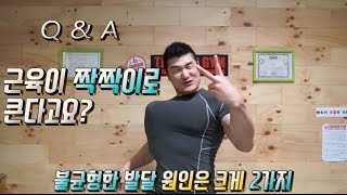 근육이 짝짝이(불균형)로 큰다면 이렇게~ 나아~ [Q\u0026A 트리거15초]