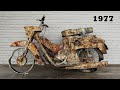 Restoration Abandoned Old Motorcycle Jawa 50 two stroke engine 1977 - PART2