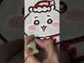 【刺繍asmr】フリステ初心者がちいかわサンタ作ってみた shorts パンチニードル