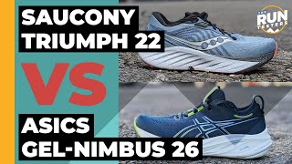 Saucony Triumph 22 Vs Asics Gel-Nimbus 26 | Which easy day shoe should you buy?