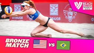 Flint/Claes vs. Talita/Rebecca - Bronze Highlights of Rosarito 2022 #BeachProTour