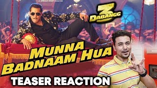 Munna Badnaam Hua Song Teaser Reaction | Review | Salman Khan, Warina Hussain
