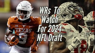 Wide Receivers To Watch Out For In The 2024 NFL Draft | With Highlights
