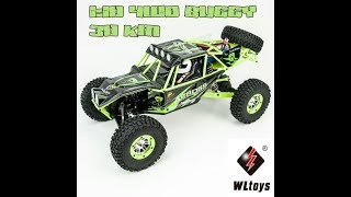 全新 偉力Wltoys 1:10 WLtoys 10428 越野攀岩車 2.4Ghz遙控 4輪驅動無段變速30KM/H