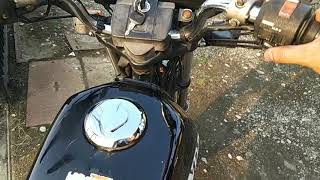 ホンダCB125T　ミニバブ　始動動画