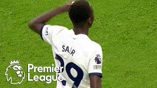 Pape Matar Sarr equalizes for Tottenham against Brighton | Premier League | NBC Sports