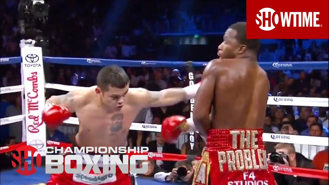 Adrien Broner Knocked Down By Marcos Maidana - SHOWTIME Boxing - YouTube