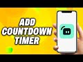 How To Add Countdown Timer to Streamlabs OBS (2024) - Quick Fix