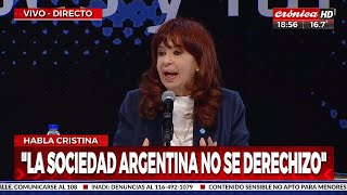 Cristina Kirchner mostró su apoyo a Sergio Massa