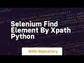 selenium find element by xpath python