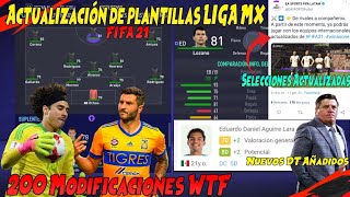 Nueva Actualización de Plantillas LIGA MX FIFA 21 / Nuevos DT / Selecciones Nacionales Actualizadas