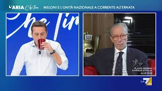 Appello di Meloni all'unità, Vittorio Feltri: \