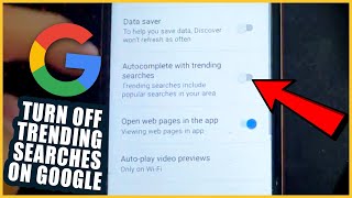 How to Turn off Trending searches on google (Android!)