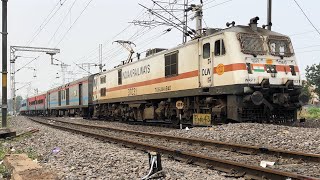 LINGAMPALLY INTERCITY SF EXPRESS || 12796 || LPI-BZA || OFF-LINK TKD WAP-7 || INDIAN RAILWAYS ||