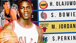 ¿Que le pasó a los 2 jugadores elegidos antes que MICHAEL JORDAN? 🐐🏀