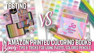 BRUTFUNER MACARON VS. CASTLE ARTS PASTELTINTS in AMAZON COLORING BOOKS | Which Performs Best?