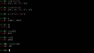 Defining a Set in Python