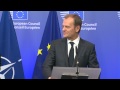 NATO Secretary General with President of the European Council, Donald Tusk