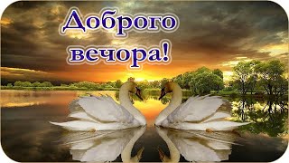 Доброго Вечора! Привітання добрий вечір! Музична листівка. (Good evening friends)