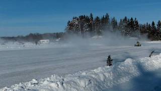 ATV ice racing