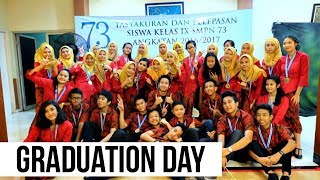 GRADUATION DAY SMPN 73 JAKARTA #vlog | eps. 05