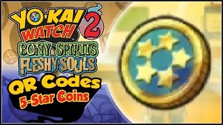 Yo-Kai Watch 2 - 5-Star Coin QR Codes! [YW2 Tips & Tricks]