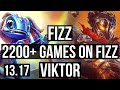 FIZZ vs VIKTOR (MID) | 2.6M mastery, 2200+ games, 12/2/10, Godlike | EUW Master | 13.17