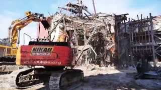 New Plymouth Powerstation Demolition  Port Taranaki