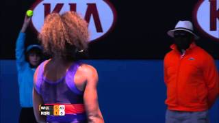 Serena Williams' Massive Serve - Australian Open 2013