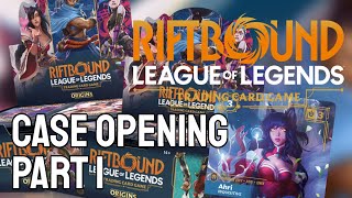 English Riftbound Origins CASE Opening Part 1 | Riftbound