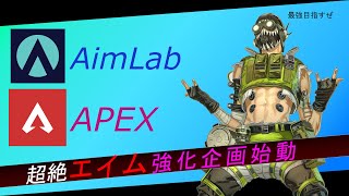 【APEX・Aimlab】FPSセンス0の超絶エイム強化計画パート1